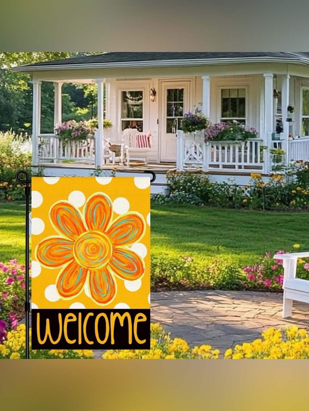 ✴️New✴️Welcome Garden Flag
